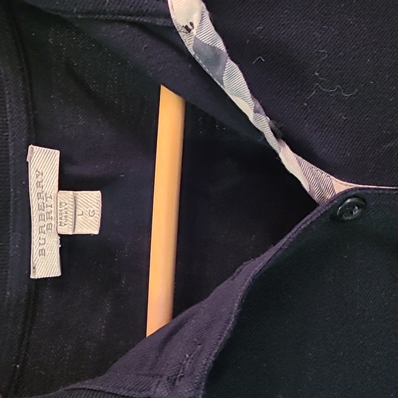 Burberry Brit Black Puff Sleeve Polo Shirt - Picture 3 of 10